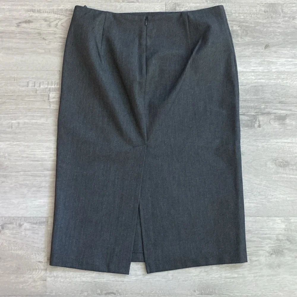 United Colors Of Benetton Gray pencil midi skirt size M - Picture 6 of 6